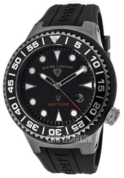 Swiss Legend Neptune Czarny/Guma Ø48 mm SL-21848D-GM-01-NB