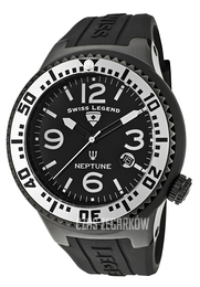 Swiss Legend Neptune Czarny/Guma Ø48 mm SL-21848P-BB-01-SA