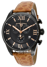 Swiss Legend Bellezza Czarny/Skóra Ø42 mm SL-22011-BB-01-RA-ABR31M