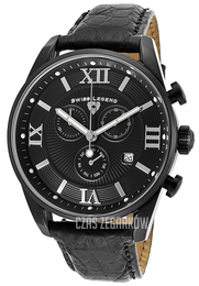 Swiss Legend Bellezza Czarny/Skóra Ø42 mm SL-22011-BB-01-SA-ABR01M