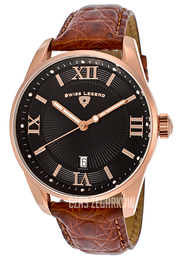 Swiss Legend Bellezza Czarny/Skóra Ø42 mm SL-22012-RG-01-ABR51M