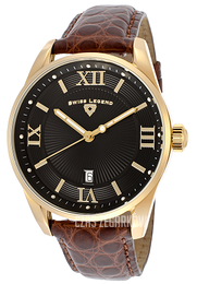 Swiss Legend Bellezza Czarny/Skóra Ø42 mm SL-22012-YG-01-ABR02M