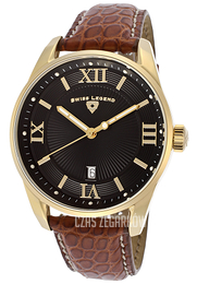 Swiss Legend Bellezza Czarny/Skóra Ø42 mm SL-22012-YG-01-ABR51C