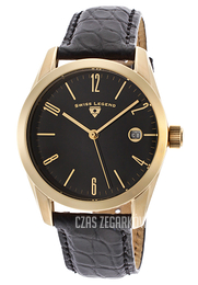 Swiss Legend Peninsula Czarny/Skóra Ø38 mm SL-22038-YG-01-ABR01M