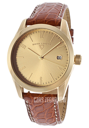 Swiss Legend Peninsula Zloty/Skóra Ø38 mm SL-22038-YG-10-ABR51C