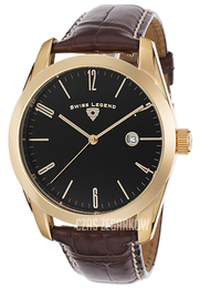 Swiss Legend Peninsula Czarny/Skóra Ø44 mm SL-22044-YG-01-ABT22C