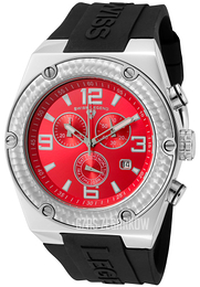 Swiss Legend Throttle Czerwony/Guma Ø46 mm SL-30025-05