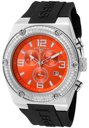 Swiss Legend Throttle Pomarańczowy/Guma Ø46 mm SL-30025-06