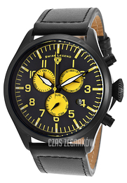 Swiss Legend Pioneer Czarny/Skóra Ø47 mm SL-30332-BB-01-YA