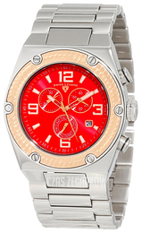 Swiss Legend Throttle Czerwony/Stal Ø46 mm SL-40025P-55-RB