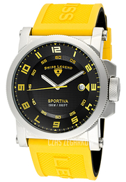Swiss Legend Sportiva Czarny/Guma Ø45 mm SL-40030-01-YAS