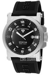 Swiss Legend Sportiva Czarny/Guma Ø45 mm SL-40030-01