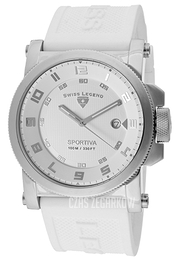 Swiss Legend Sportiva Biały/Guma Ø45 mm SL-40030-02