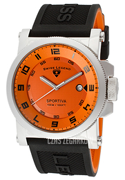 Swiss Legend Sportiva Pomarańczowy/Guma Ø45 mm SL-40030-06