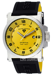 Swiss Legend Sportiva Żółty/Guma Ø45 mm SL-40030-07