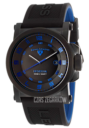 Swiss Legend Sportiva Czarny/Guma Ø45 mm SL-40030-BB-01-BLA
