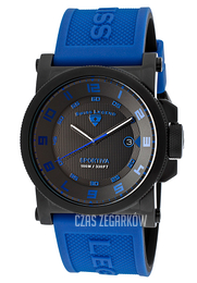 Swiss Legend Sportiva Czarny/Guma Ø45 mm SL-40030-BB-01-BLAS