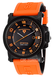 Swiss Legend Sportiva Czarny/Guma Ø45 mm SL-40030-BB-01-OAS
