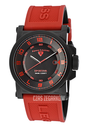 Swiss Legend Sportiva Czarny/Guma Ø45 mm SL-40030-BB-01-RDAS