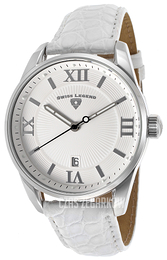 Swiss Legend Bellezza Biały/Skóra Ø42 mm SL-SL-22012-02-ABR05M