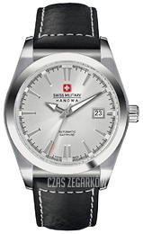 Swiss Military Dress Srebrny/Skóra Ø41 mm 05-4194.04.001