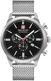 Swiss Military Chrono Classic Ii Czarny/Stal Ø43 mm 06-3332.04.0073