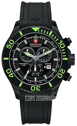 Swiss Military Sport Czarny/Guma Ø46 mm 06-4226.13.007