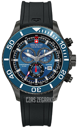 Swiss Military Sport Niebieski/Guma Ø46 mm 06-4226.30.003