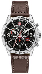 Swiss Military Sport Czarny/Skóra Ø44 mm 06-4251.04.007
