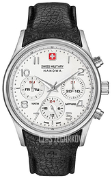 Swiss Military Sport Biały/Skóra Ø42 mm 06-4278.04.001.07