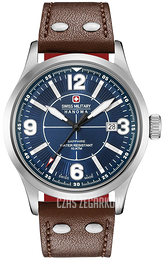 Swiss Military Dress Niebieski/Skóra Ø42 mm 06-4280.04.003.10CH