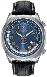 Swiss Military Hanowa Niebieski/Skóra Ø44 mm 06-4293.04.003