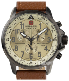 Swiss Military Sport Żółte złoto/Skóra Ø46 mm 06-4297.30.002
