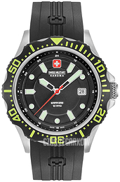 Swiss Military Sport Czarny/Guma Ø44 mm 06-4306.04.007.06