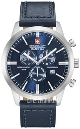 Swiss Military Sport Niebieski/Skóra Ø44 mm 06-4308.04.003