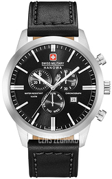 Swiss Military Sport Czarny/Skóra Ø44 mm 06-4308.04.007