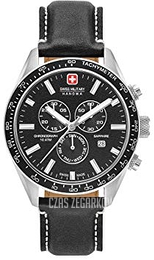 Swiss Military Hanowa Czarny/Skóra Ø44 mm 06-4314.04.007