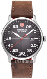 Swiss Military Hanowa Szary/Skóra Ø43 mm 06-4326.04.009