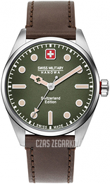 Swiss Military Hanowa Zielony/Skóra Ø42 mm 06-4345.04.006