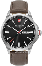 Swiss Military Hanowa Czarny/Skóra Ø45 mm 06-4346.04.007