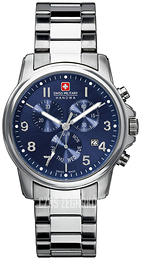 Swiss Military Sport Niebieski/Stal Ø39 mm 06-5142.1.04.003