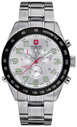 Swiss Military Sport Srebrny/Stal Ø45 mm 06-5150.04.001