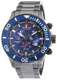 Swiss Military Sport Niebieski/Stal Ø46 mm 06-5226.30.003