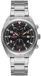 Swiss Military Sport Czarny/Stal Ø42 mm 06-5227.04.007