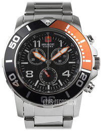 Swiss Military Sport Czarny/Stal Ø44 mm 06-5262.04.007.79