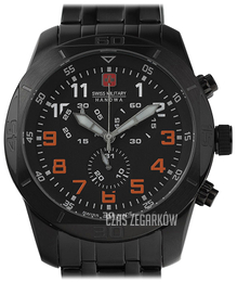 Swiss Military Sport Czarny/Stal Ø45 mm 06-5265.13.007.79