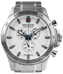 Swiss Military Sport Biały/Stal Ø45 mm 06-5270.04.001