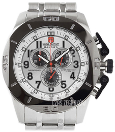 Swiss Military Sport Srebrny/Stal Ø50 mm 06-5295.04.001.30