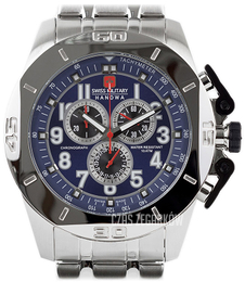 Swiss Military Sport Niebieski/Stal Ø50 mm 06-5295.04.003