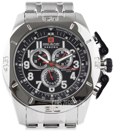 Swiss Military Sport Czarny/Stal Ø50 mm 06-5295.04.007